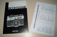RICOH 500ME Genuine Original User Instruction Manual G 81-06