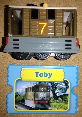 THOMAS AND FRIENDS TOBY 2002 TAKE ALONG ID CARD TICKET LEARNING CURVE