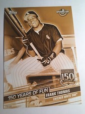 2019 Topps Opening Day 150 Years of Fun Jumbo 5x7 Frank Thomas White Sox 05/10