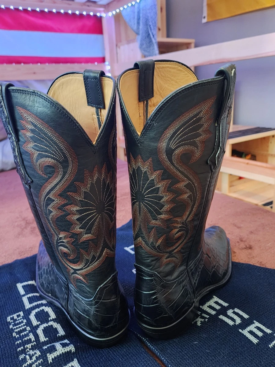 Lucchese women's cheap alligator boots