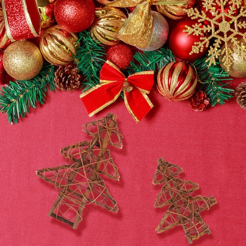 2 Pcs Plain Wreaths for Decorating Xmas Grapevine Wicker Frame eBay