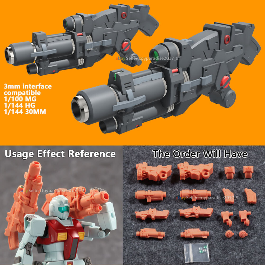 トイガン sadapjbl434343444345 1/144 HG RG Gundam Model Gunpla 30MM Weapon Detail Up Part