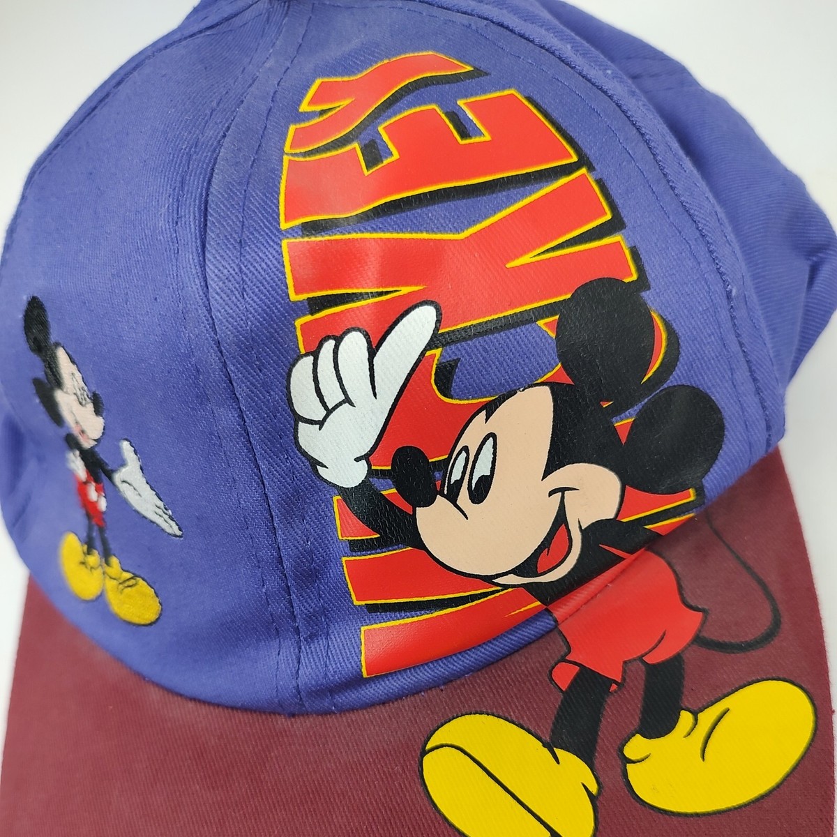 Vintage 1990's Disney Mickey Mouse Unlimited Snapback Hat cap