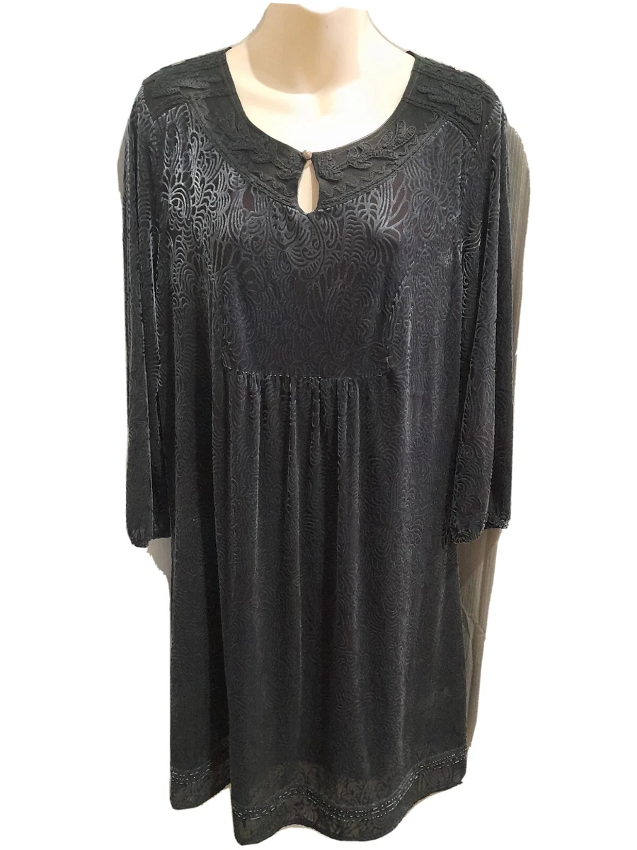 Blue grey dress illusion cheap
