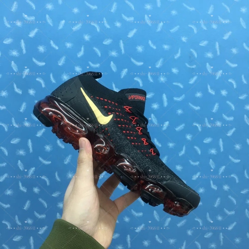 Nike Air VaporMax Flyknit 2 Men’s Red Air Cushion Shoe US Sizes 8-11