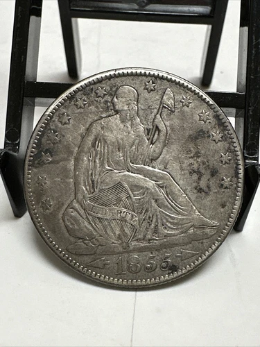 1855 Seated Liberty Half Dollar