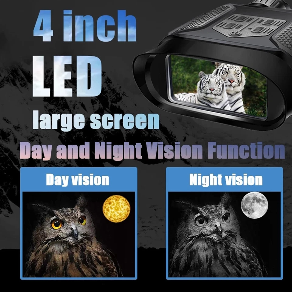 HD Portable Telescope Night Vision Zoom Outdoor Binoculars Optics Hiking Hunting - Image 4 of 4