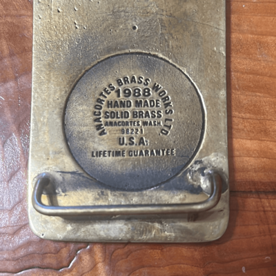 MKO I-80 Vintage Auburn, Ca Brass Buckle MKO I-80 Vintage Auburn, Ca Brass Buckle | eBay main image 2