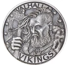 ANTIQUE VALHALLA VIKINGS .999 Fine Silver Round Odin Owns Ye All! in CAPSULE