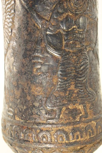 = Ancient Circa 900-800 B.C. Neo-Elamite Situla Button-Base Bronze Beaker - Picture 14 of 24