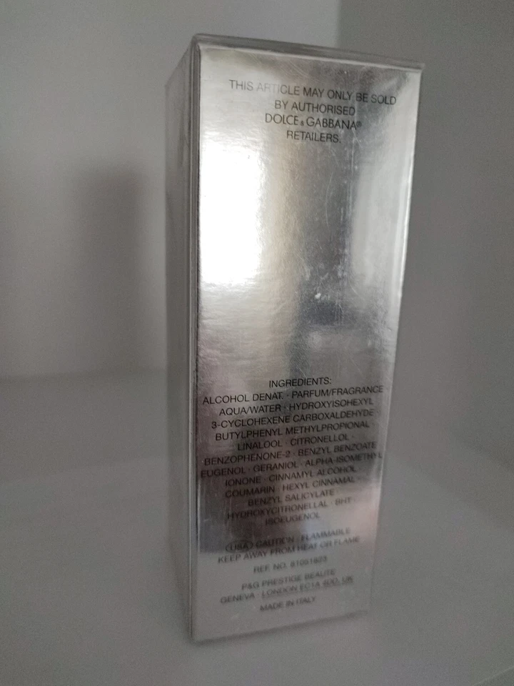 DG FÉMININE Dolce Gabbana eau de toilette 50ml neuf sous blister Très Rare  - Photo 2/4