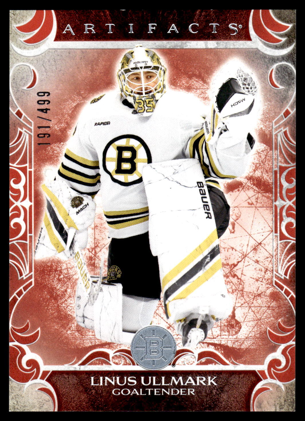 2024-25 Artifacts Ruby Linus Ullmark 191/499