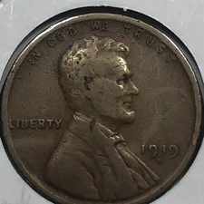 1919-D  Lincoln Wheat Cent - Coin #14029