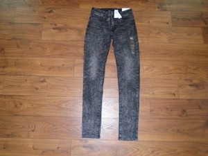 NEW American Eagle Mens Super Skinny Flex Stretch Gray Acid Wash Jeans 30X34 | eBay