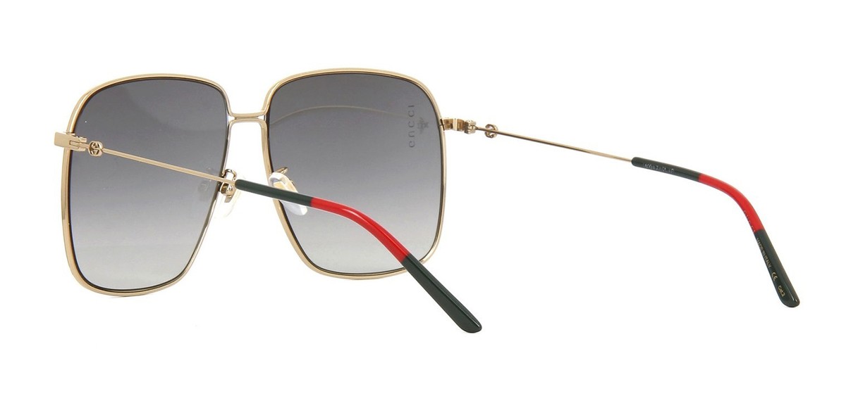 Gucci GG0394S Black/Grey Shaded (001) Sunglasses | eBay