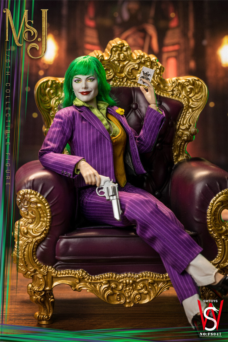 SWTOYS Female Joker Ms.J Action Figure Model In Stock In Box SWTOYS Female Joker Ms.J Action Figure Model In Stock In Box