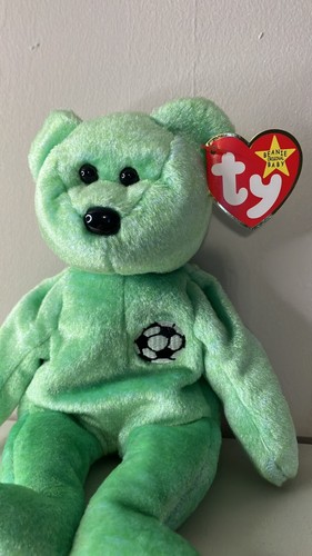 TY Beanie Baby Kicks the Bear With Tag Retired Vintage 1998 - Bild 2 von 6