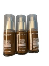 Revlon Illuminance Skin-Caring Liquid Foundation, 517 Amber Sealed.