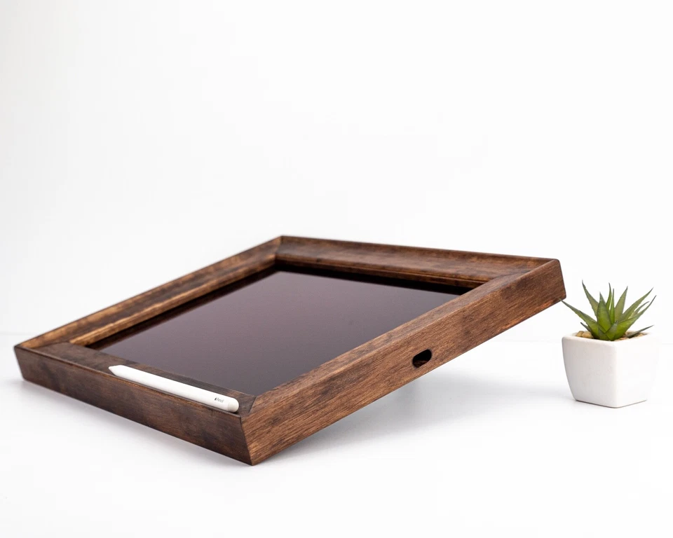 iPad Rahmen,Holz Tablet Ständer,Anzeige Rahmen, Halterung für iPad Pro,iPad Mini - Bild 4 von 4