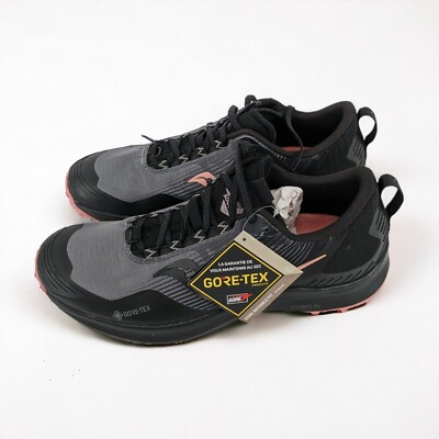 Saucony Womens Peregrine 12 Gore Tex Charcoal Black Trail Running Shoes 10