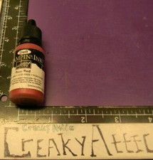STAMPIN UP CRAFT ROSE RED INK PIGMENT REFILL BOTTLE   FULL CREAKYATTIC