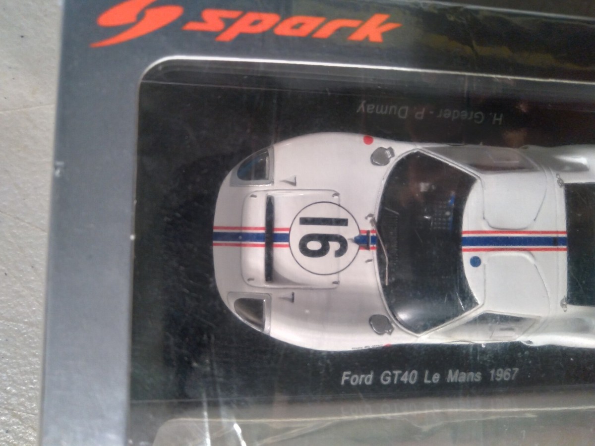 Ford GT40 Le Mans 1967 #16 - Spark 1/43 - Miniature Neuve