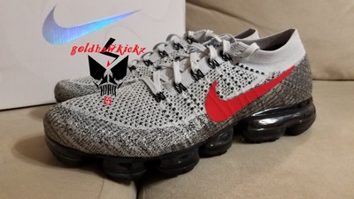 nike vapormax pure platinum university red