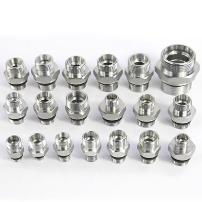M12-M52 Hydraulic Adaptor Fitting - Male/Male Nipple Coupler Connector, Metric