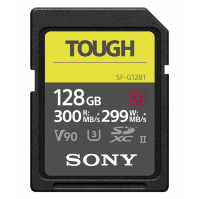 Sony 128GB SDXC Flash Speicherkarte UHS-II SD TOUGH G Serie | SF128TG