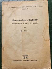 (RB)5099-050624, altes Kriegsbuch Vorpostenboot Seehund