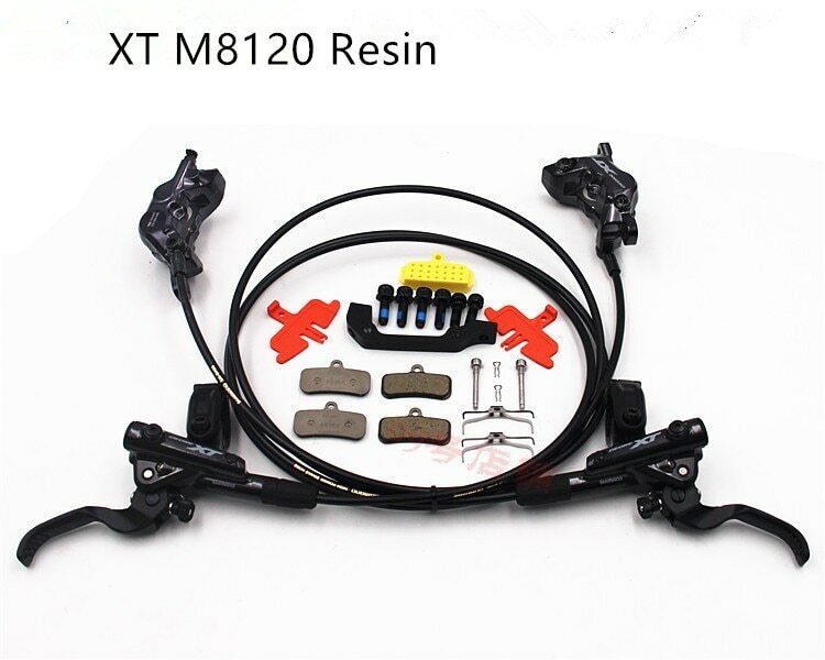 New Shimano DEORE XT Piston BR-M8120+BL-M8100 Hydraulic Disc