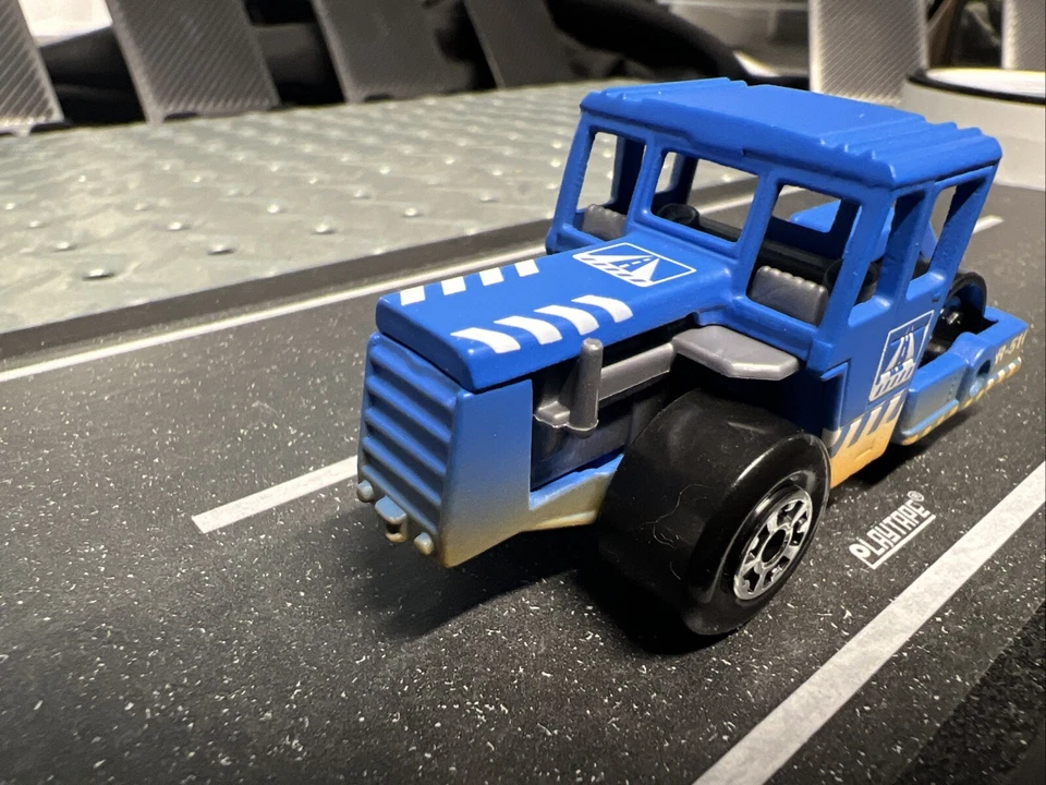 Vintage Matchbox 1979 Blue Road Roller PR-510 negro blanco 2 tonos como nuevo + muy buen estado Foto 3 de 4