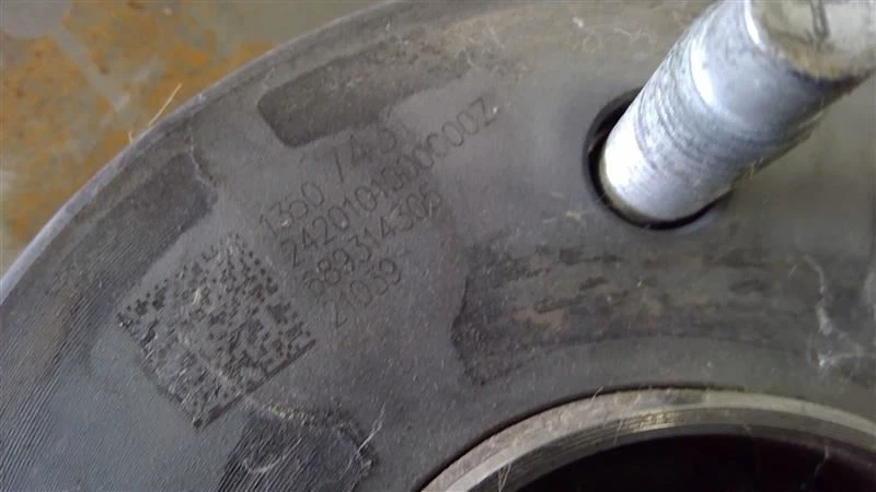 2018-2020 BUICK ENCORE ЗАДНИЙ ПРАВЫЙ ТОРМОЗНОЙ ДИСК OEM 13507431 - Изображение 2 из 4