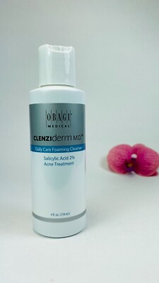 Obagi ClenziDerm MD Daily Care Foaming Cleanser Salicylic Acid 2% Acne Treatment