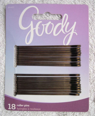 18 Goody Classic Large Brown Stay Tight So Secure Style Bobbies Metal Bobby Pins