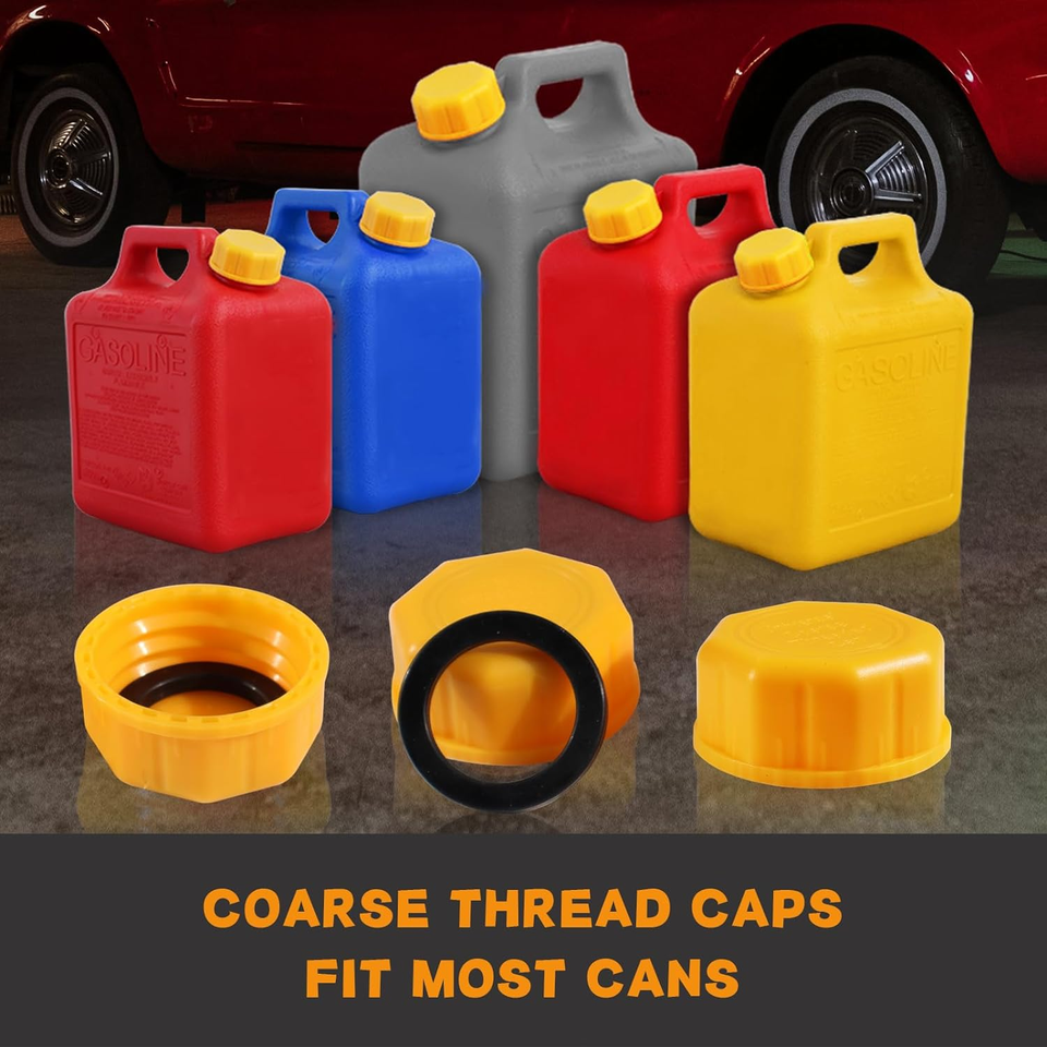 Gas Can Cap for Universal 5 Gallon Gasoline Containers Plastic Gas