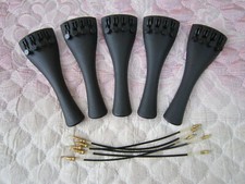 High quality carbon fiber viola tail piece with tail gut viola parts
