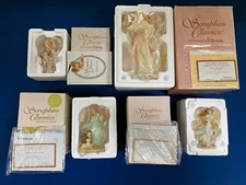 Seraphim Classics Angels By Roman/Lot of 4 Figurines: Grace, Lydia, Serena, Sept