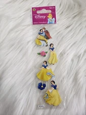 Disney Snow White Prince Charming PUFFY Vintage SandyLion Stickers NEW craft kid