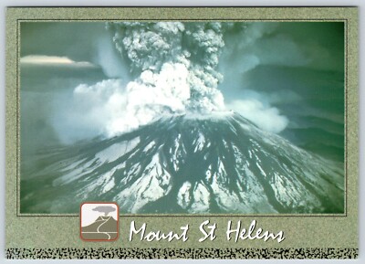 Postcard Mount St. Helens Volcanic Eruption May 18 1980 4x6