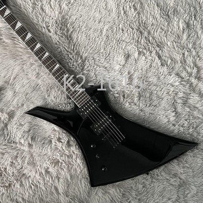 Jeff Loomis Black Electric Guitar H H Pickups Black Parts Maple Neck Fast Ship