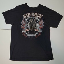 Kid Rock Band 2011 Born Free Tour Concert T-Shirt Black L NWOT