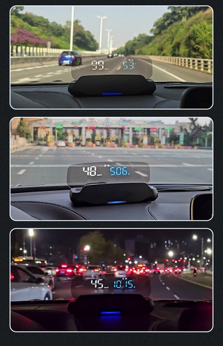 GPS Dual System Head-Up Display C7 mit Überdrehzahlalarm passend für alle Fahrzeuge - Bild 18 von 19