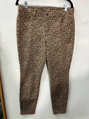 New Direction Pants Womens Size 8R Leopard MobWife