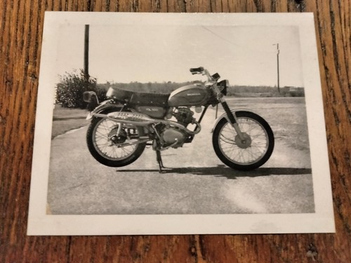 Vintage 1973 Honda CL 100 Motorcycle Photo