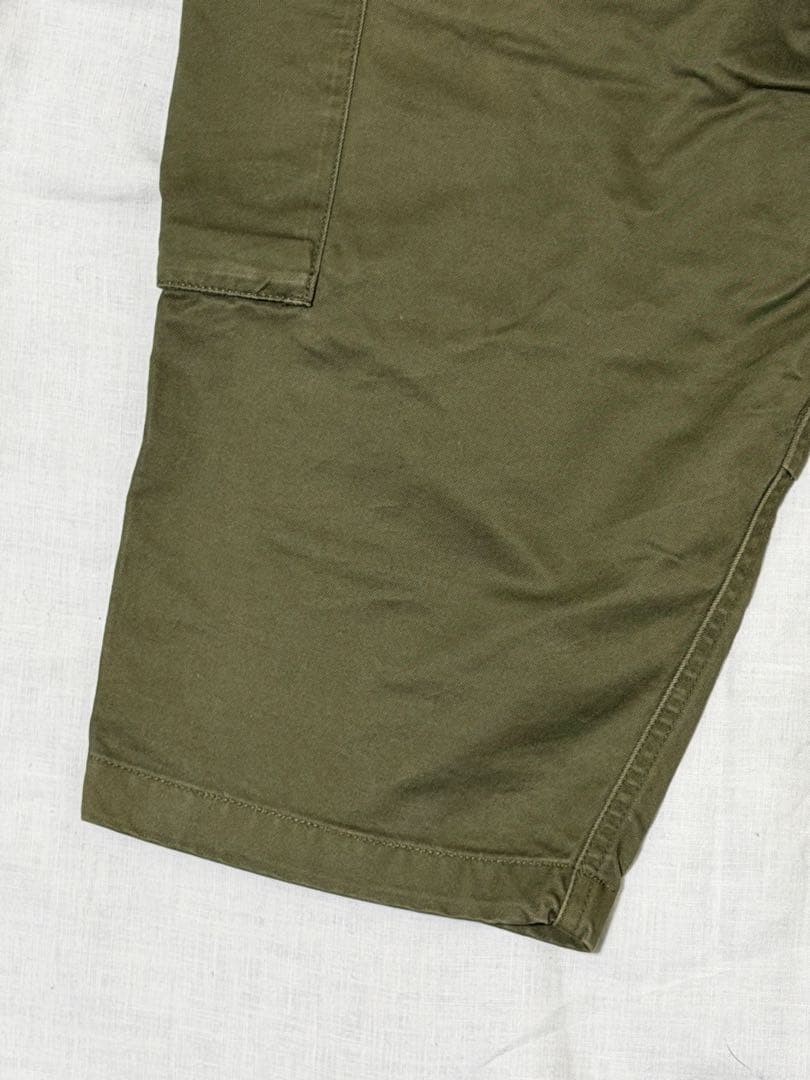 A BATHING APE Cotton Cargo Half Pants Khaki M BA0226181 thumbnail 13