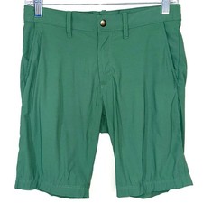Crewcuts Boys Green Gramercy Adjustable Waist Tech Shorts Size 14