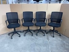 Black Adjustable Operator Office Chairs - 50+ AVAILABLE- UK DELIVERY