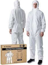 Hazmat Protective Disposable Full Body Lab Coveralls Suit Coveralls