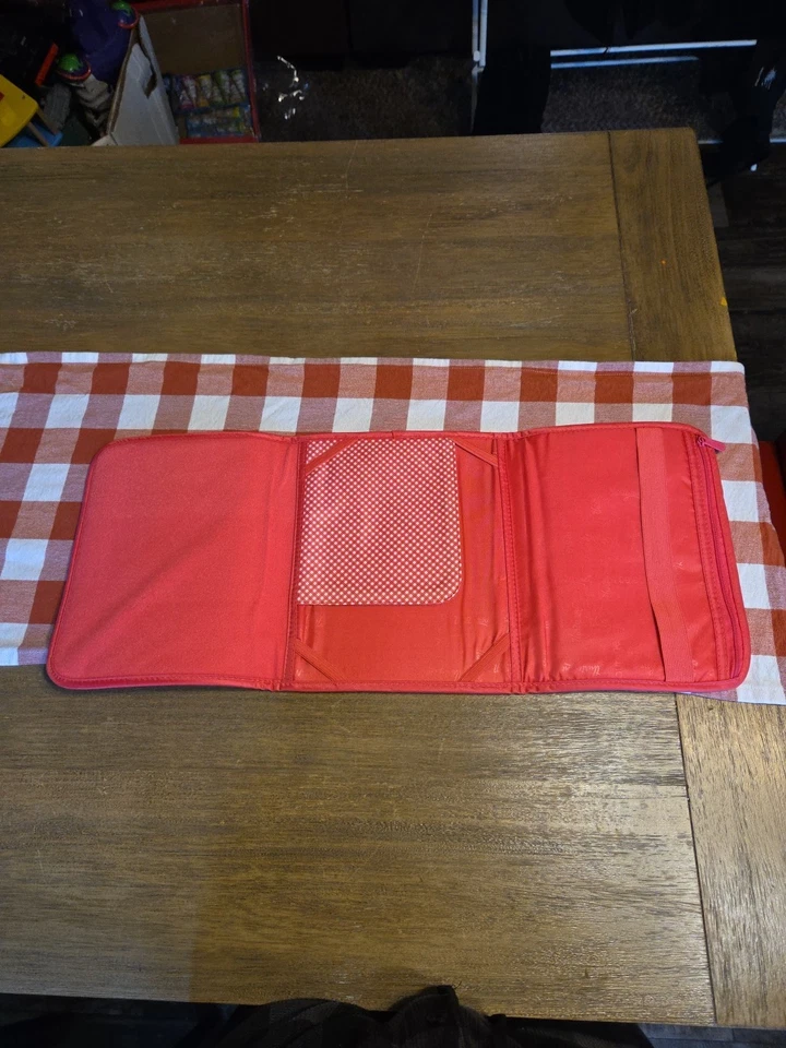 "Organizador plegable THIRTY ONE ~ Funda triple para iPad o tableta rosa floral 10,2""" Foto 3 de 4